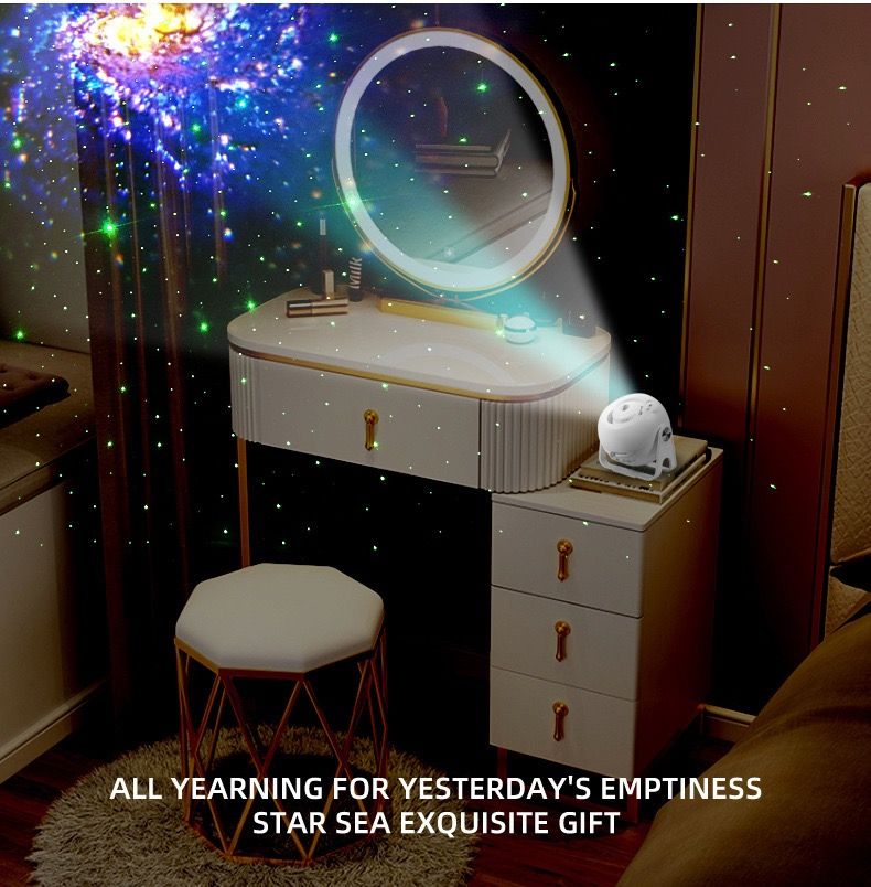 Adjustable Star Projector Lamp with Interchangeable Film Discs – Create a view 5