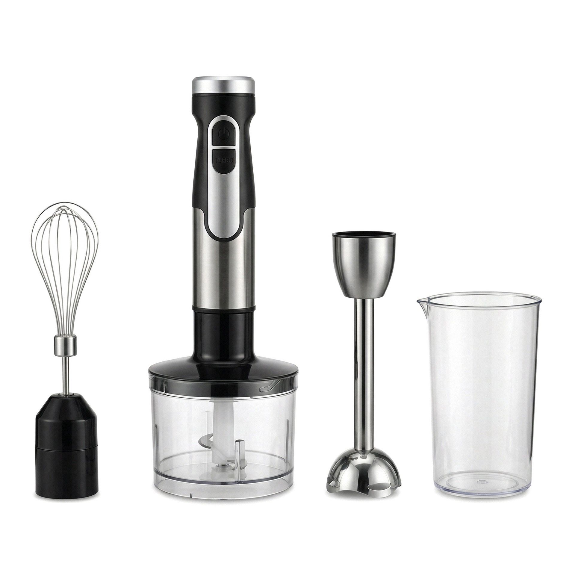 4-in-1 Multifunctional Hand Blender with 304 Stainless Steel Immersion Stick view 11