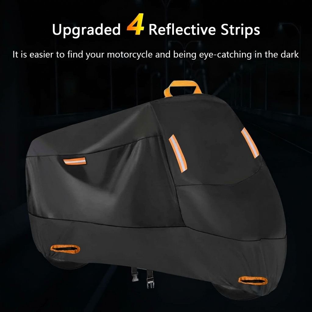 All-Weather Scooter & Motorcycle Cover with 210D Oxford Fabric view 7