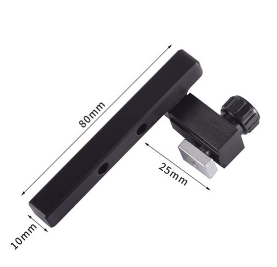 Stainless Steel & Aluminum Woodworking Angle Gauge with Laser-Etched Dial view 10