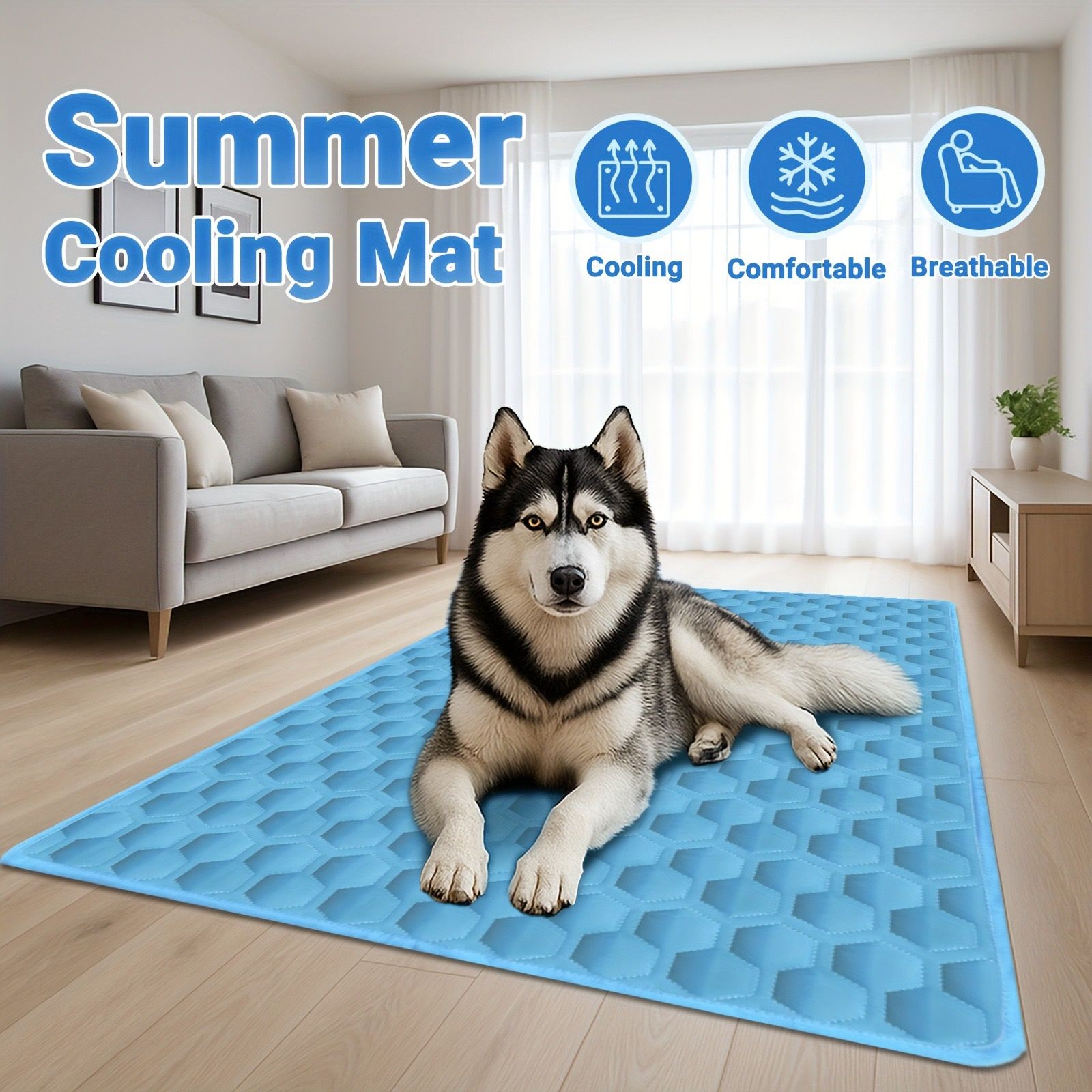 Summer Cooling Mat for Pets – Ultra-Soft view 3