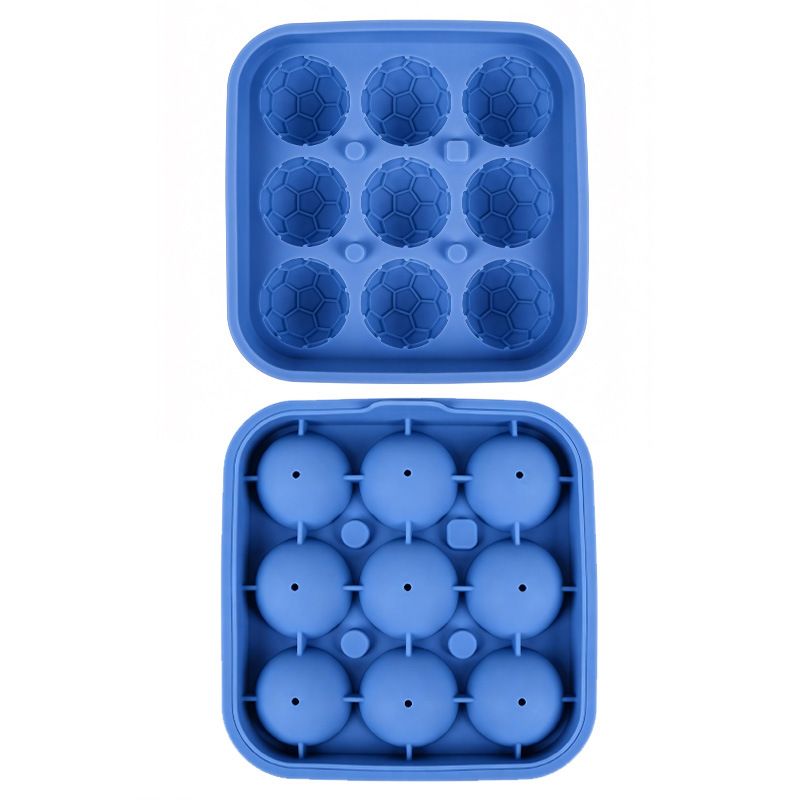 Create Soccer Ball Ice Cubes & Treats with This 9-Cavity Silicone Mold view 7