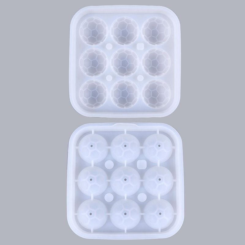 Create Soccer Ball Ice Cubes & Treats with This 9-Cavity Silicone Mold view 8
