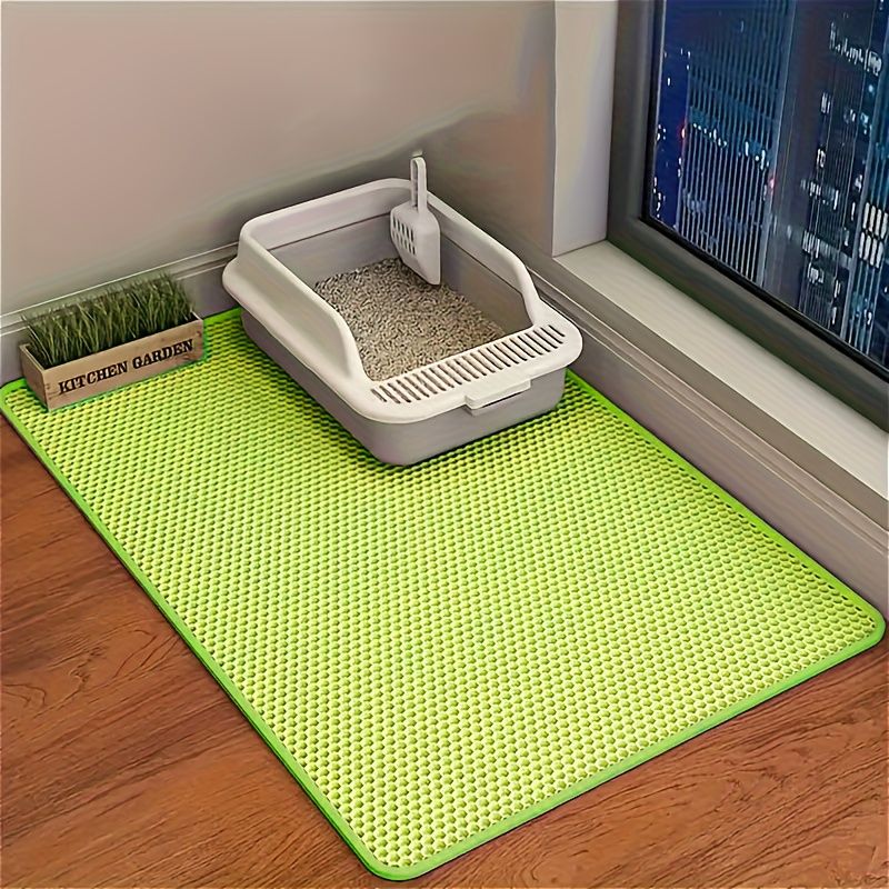 Double-Layer Honeycomb Cat Litter Mat – Waterproof view 10
