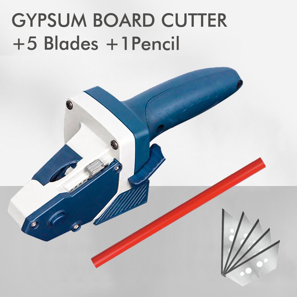 Multifunctional Gypsum Board Cutter with Measuring Tape and Marking Pencil — image 1