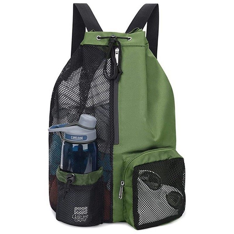 Drawstring Mesh Backpack for Gym view 7