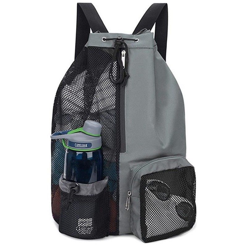 Drawstring Mesh Backpack for Gym view 9