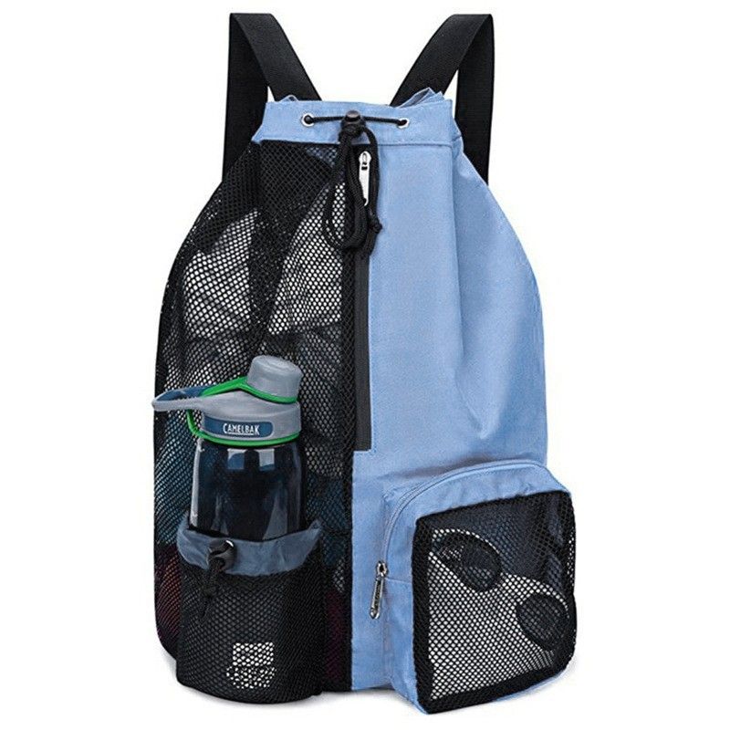 Drawstring Mesh Backpack for Gym view 8