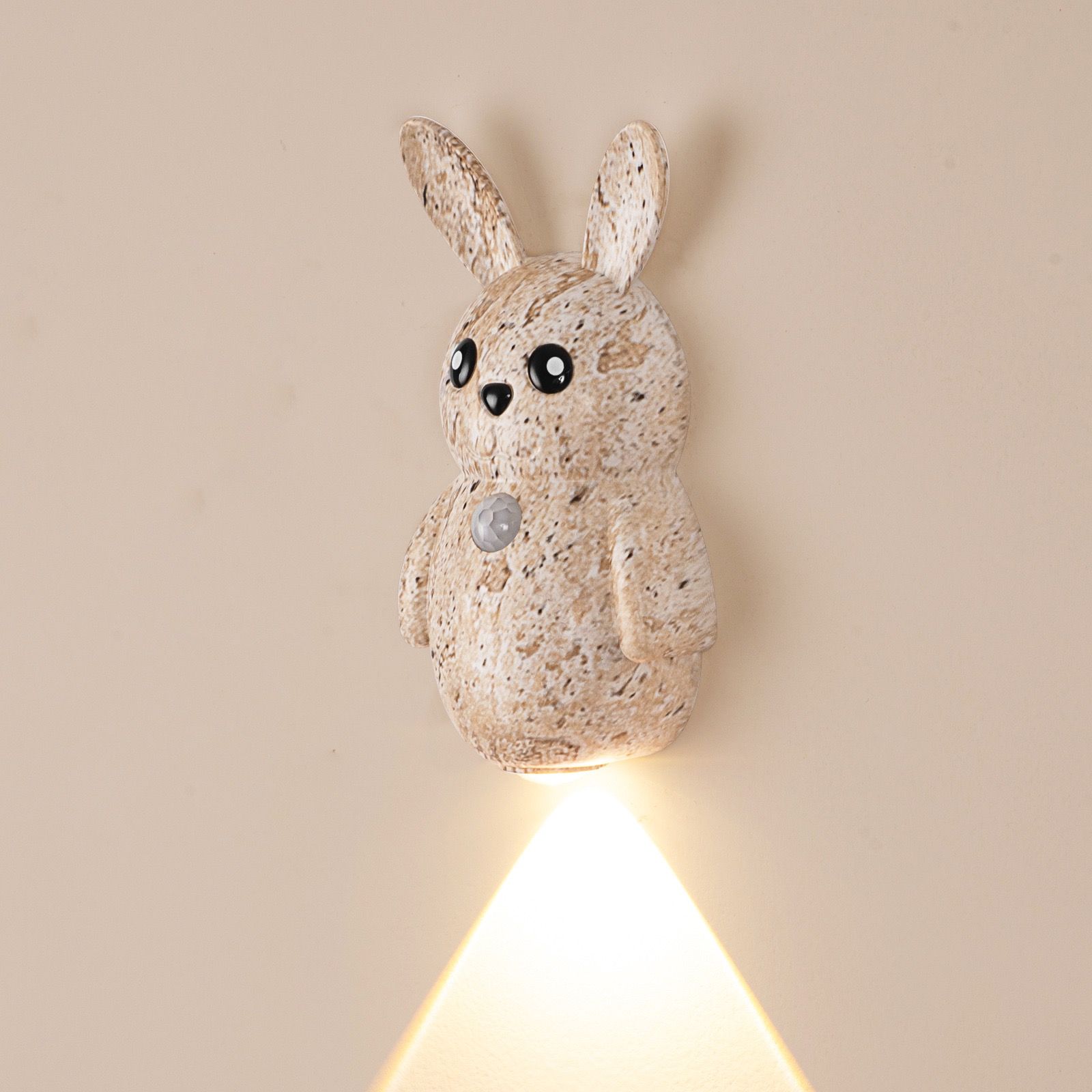 Adorable Cartoon Rabbit LED Motion Sensor Wall Light view 13