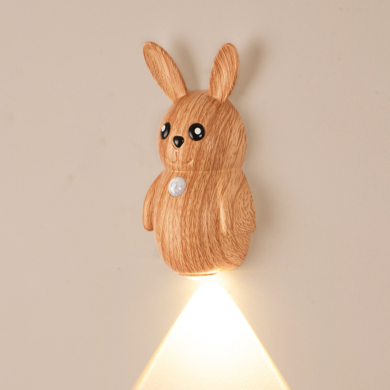 Adorable Cartoon Rabbit LED Motion Sensor Wall Light view 14
