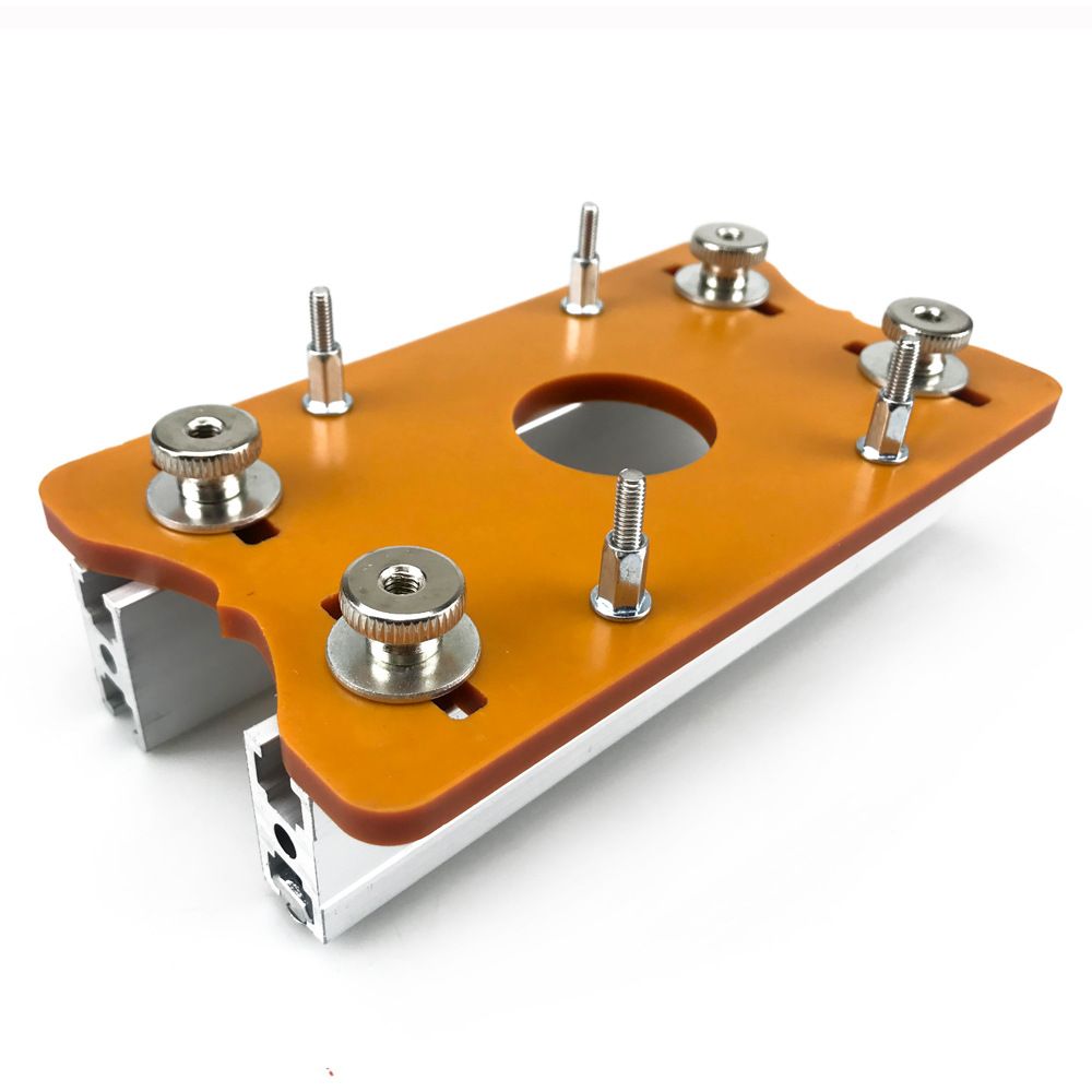 Multi-Function Router Slotting Jig with Adjustable Base for Woodworking Trimming view 14