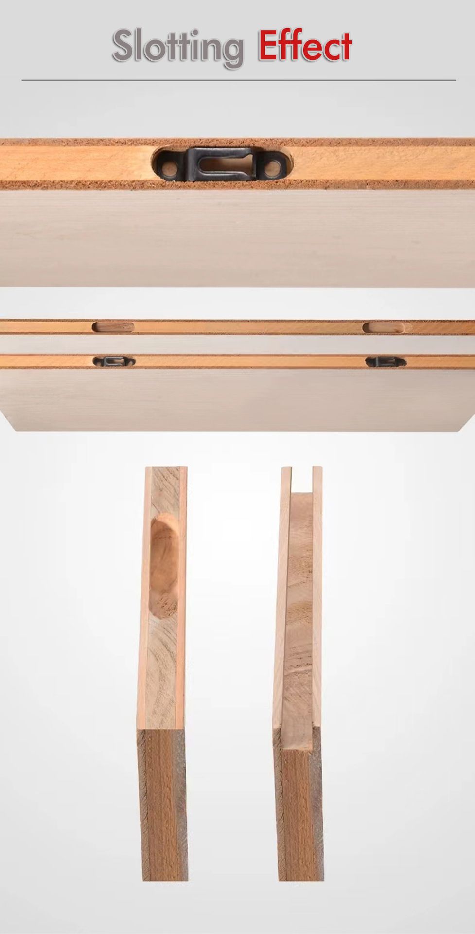 Multi-Function Router Slotting Jig with Adjustable Base for Woodworking Trimming view 8
