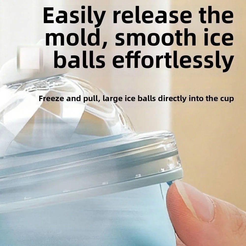 Silicone Ice Cream Cone Ice Cube Tray & Collapsible Cup – Make Sphere Ice view 7