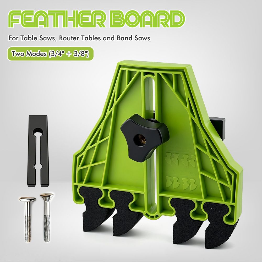 Versatile Woodworking Featherboard with EVA Pressure Teeth for Table Saws view 2