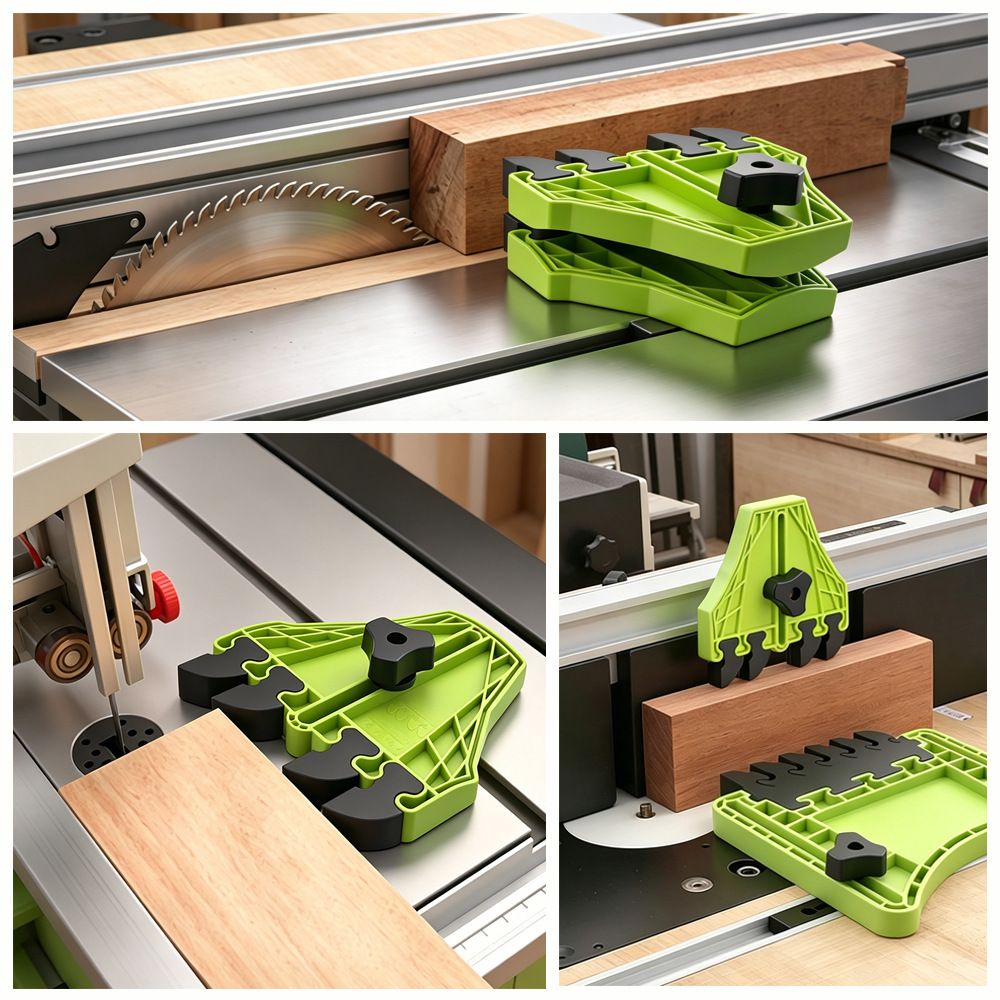 Versatile Woodworking Featherboard with EVA Pressure Teeth for Table Saws view 7