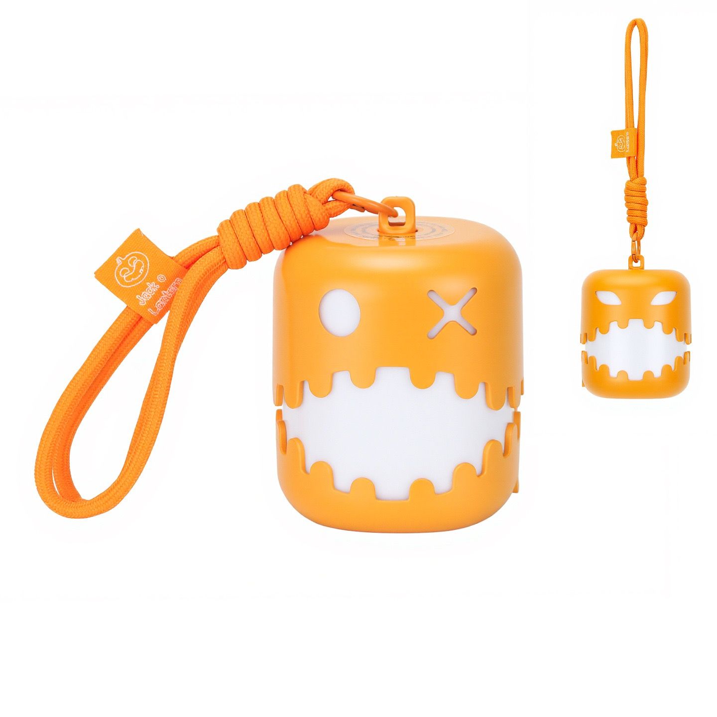 Dual-Expression Halloween Pumpkin Night Light with 7 Modes