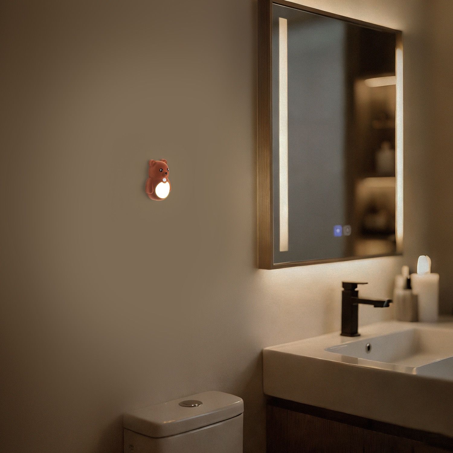 Cartoon Bear Motion Sensor Night Light view 10