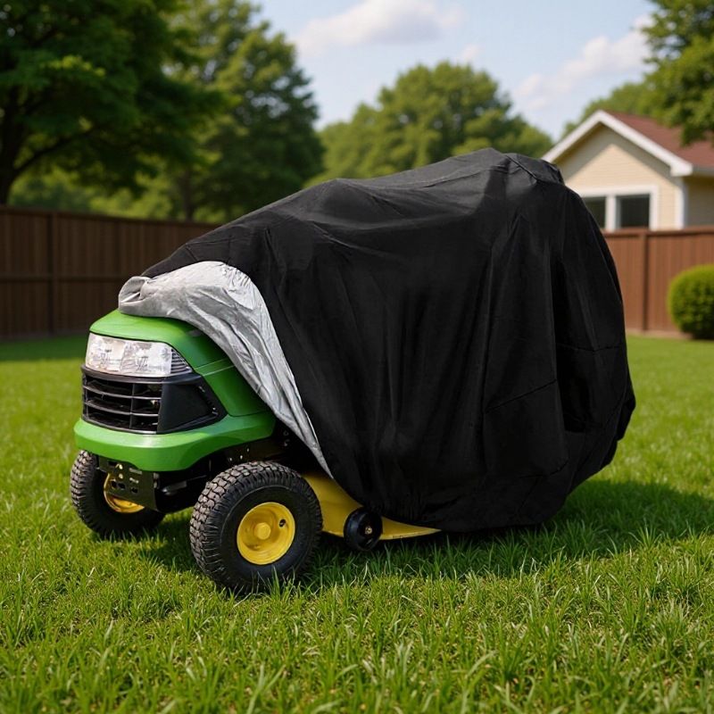 Riding Lawn Mower Cover Heavy Duty Waterproof Outdoor Protection for Garden view 6