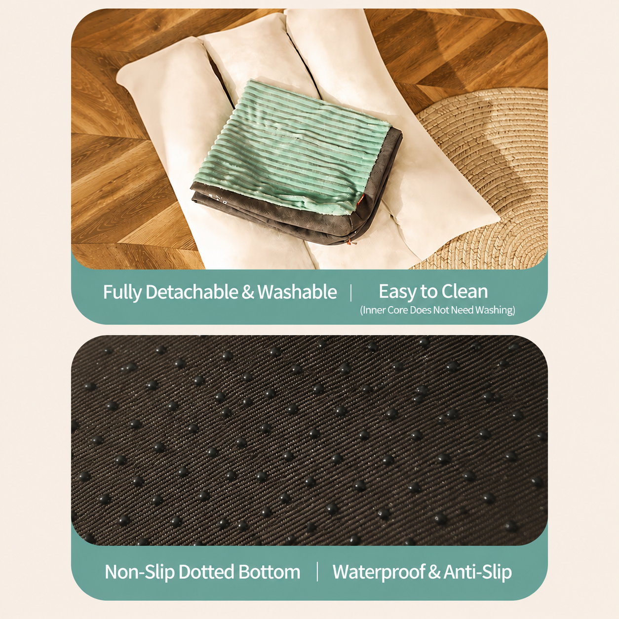 Luxuriously Soft and Thick Pet Sleeping Mat view 4