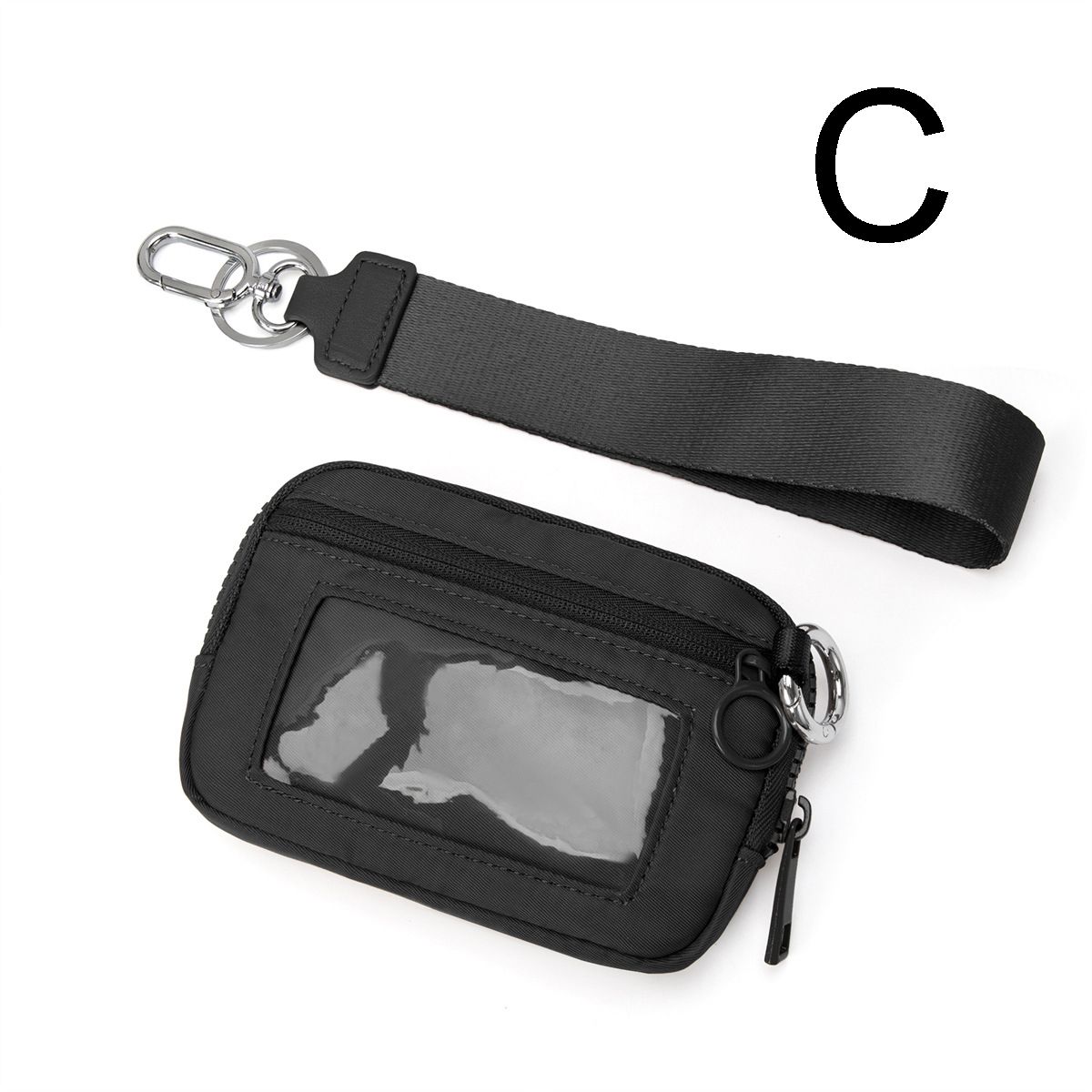 Waterproof Oxford Wristlet Wallet Card Holder with Detachable Wrist Strap view 12