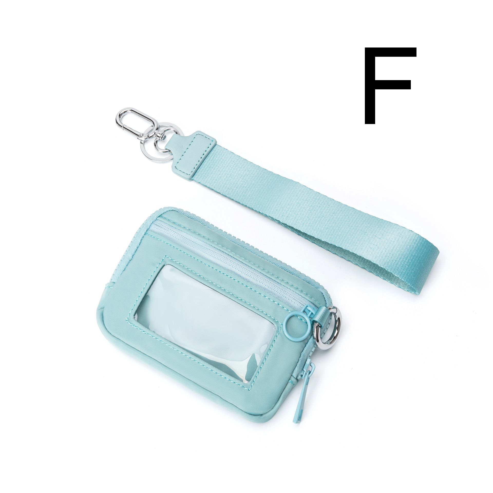 Waterproof Oxford Wristlet Wallet Card Holder with Detachable Wrist Strap view 13