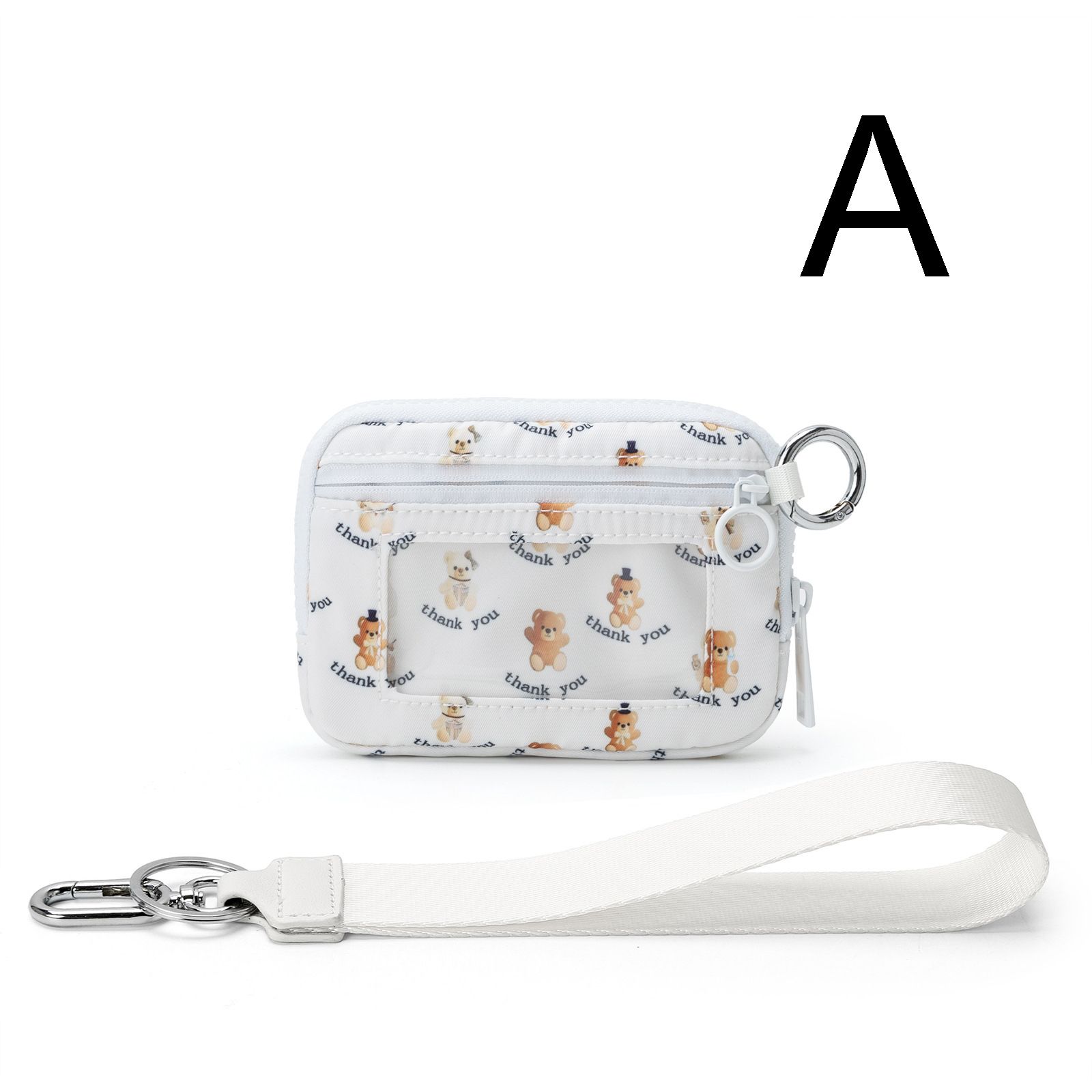Waterproof Oxford Wristlet Wallet Card Holder with Detachable Wrist Strap view 11