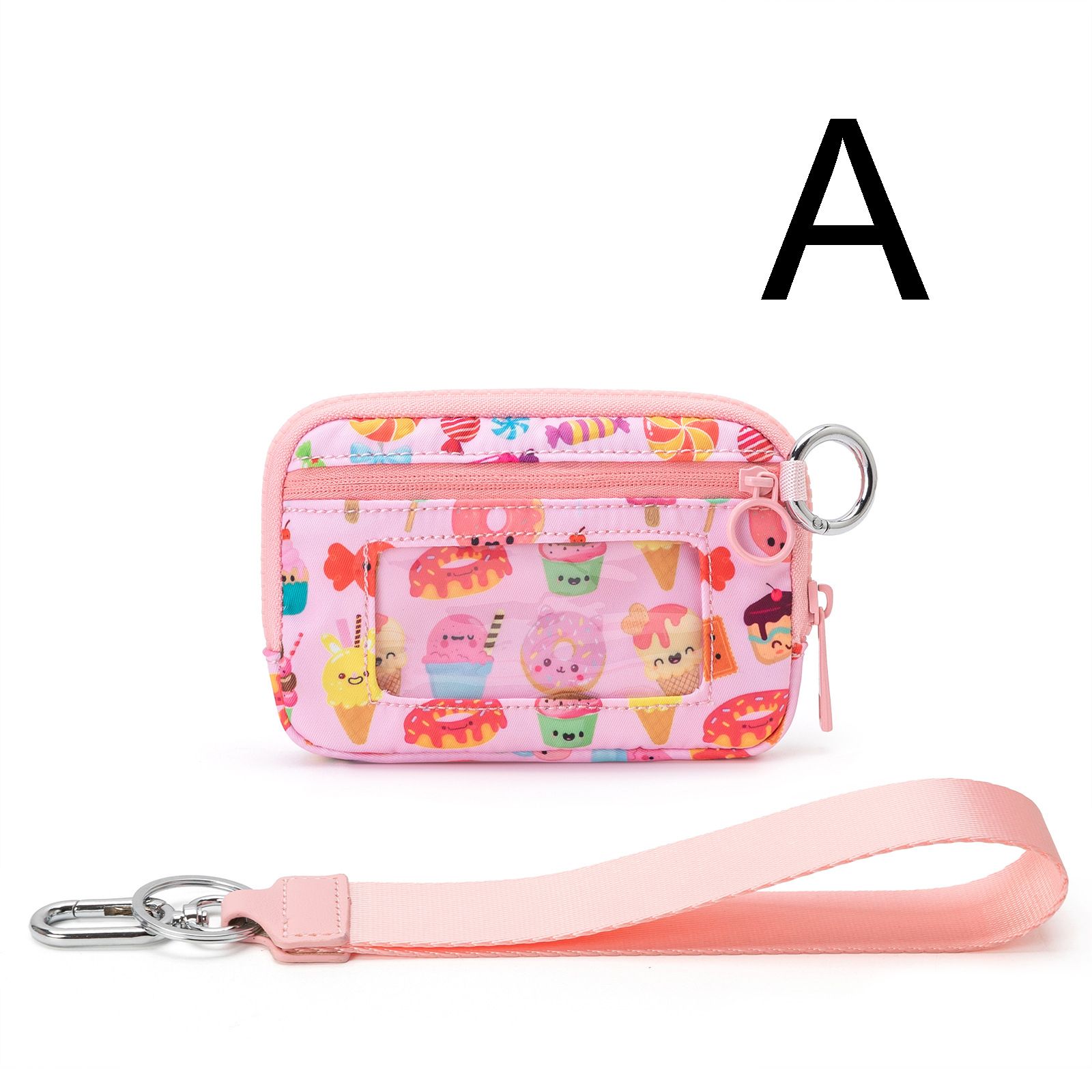 Waterproof Oxford Wristlet Wallet Card Holder with Detachable Wrist Strap view 11