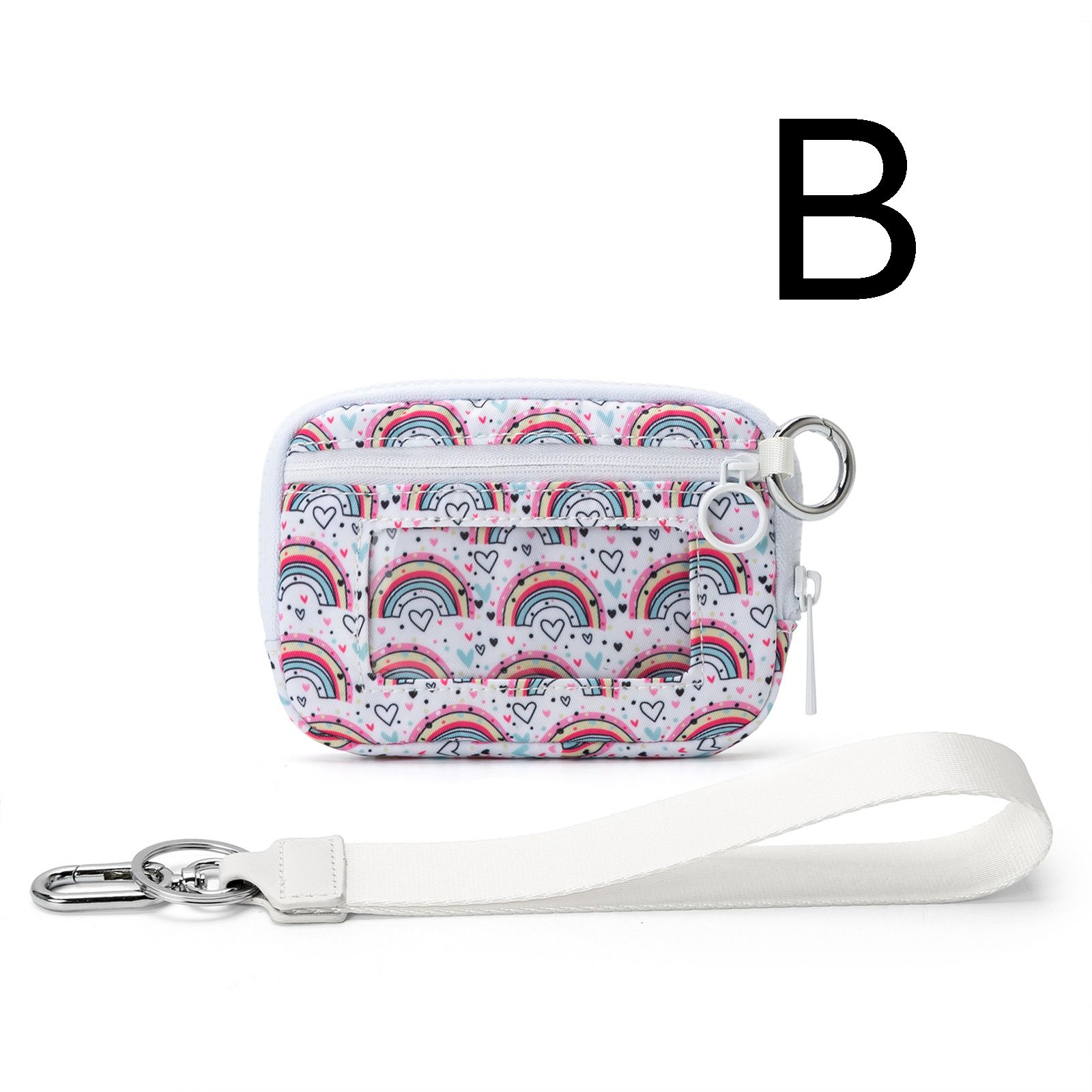Waterproof Oxford Wristlet Wallet Card Holder with Detachable Wrist Strap view 12