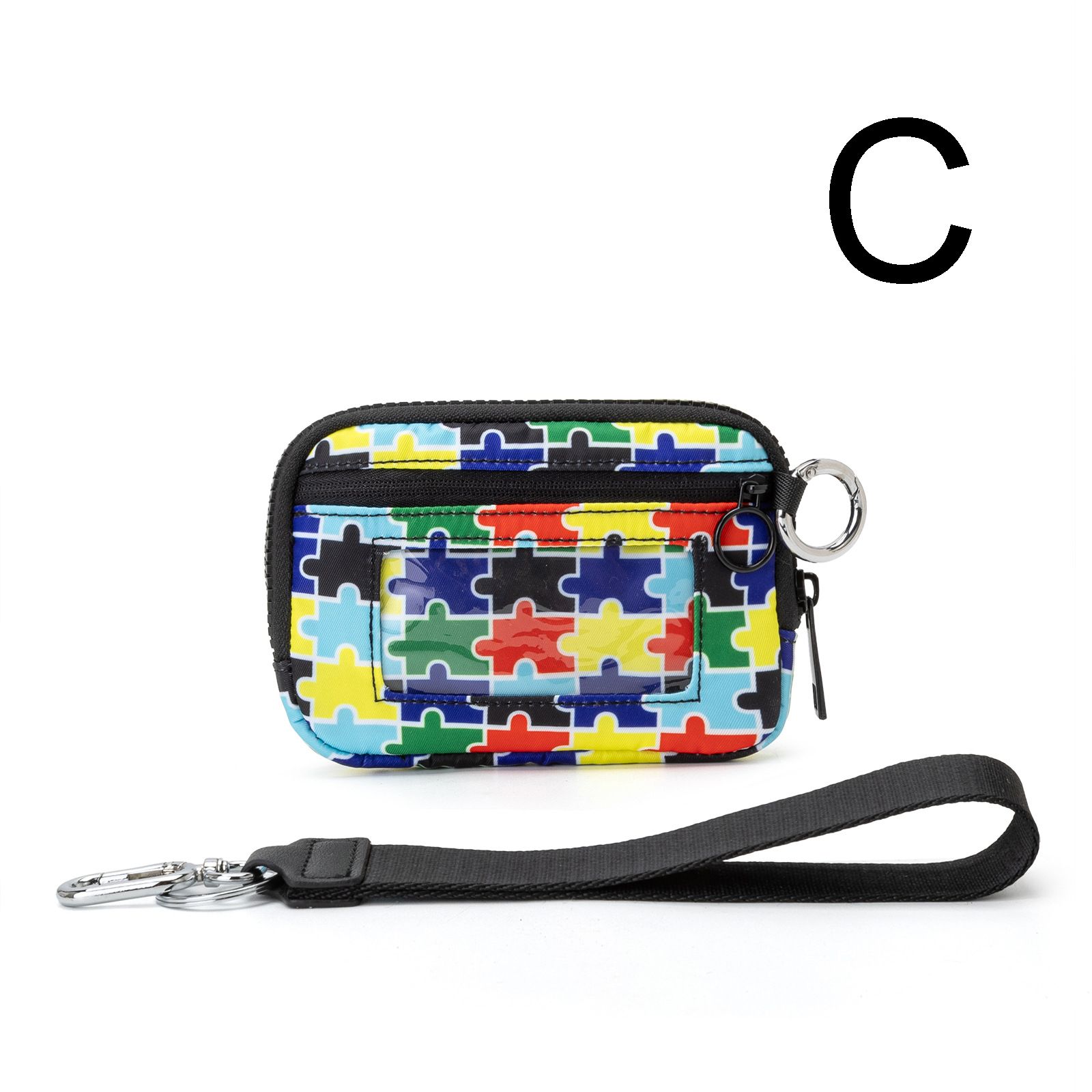 Waterproof Oxford Wristlet Wallet Card Holder with Detachable Wrist Strap — image 1