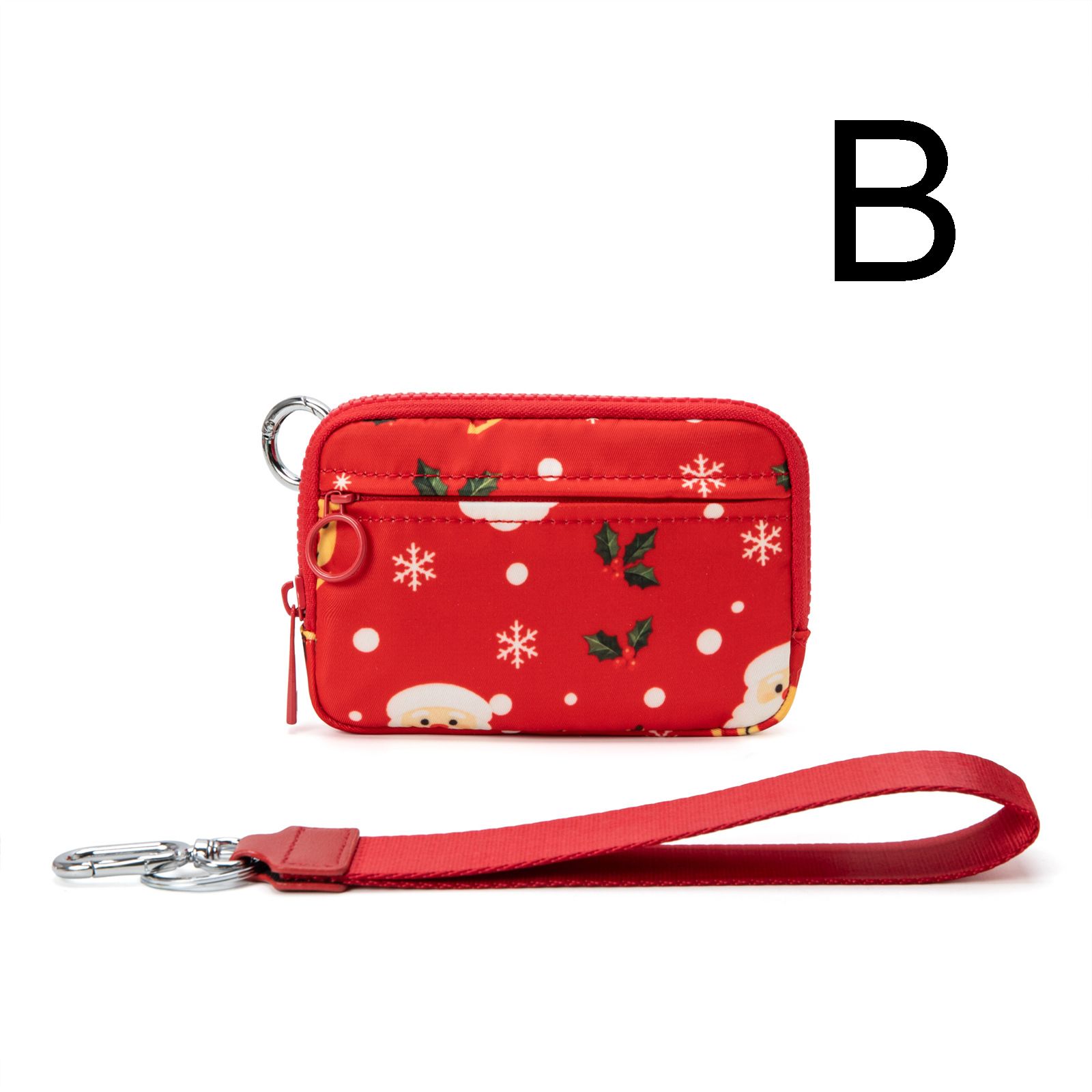 Waterproof Oxford Wristlet Wallet Card Holder with Detachable Wrist Strap view 12