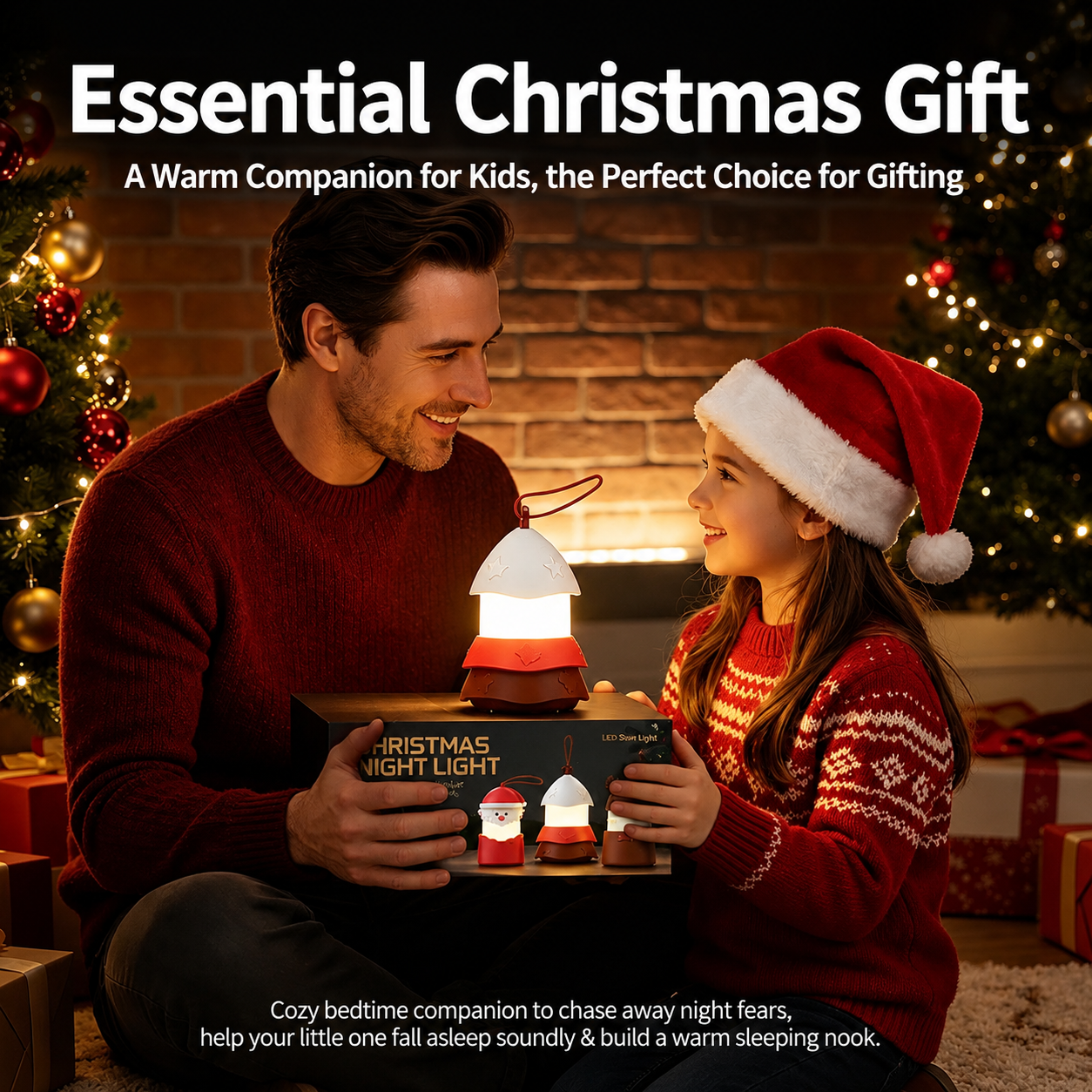 Christmas Music LED Night Light Lantern view 6