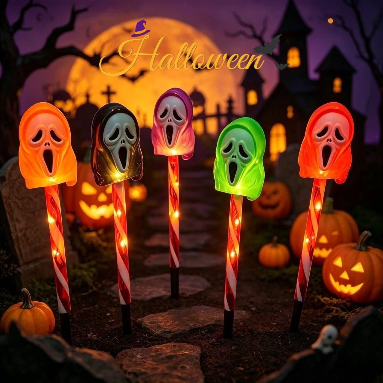 Halloween Solar Ground Stake Lights
