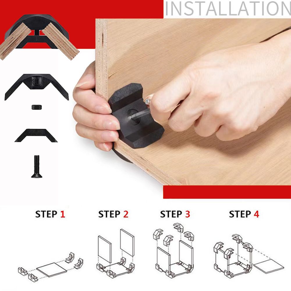 Right Angle Clamp Set for Woodworking view 6