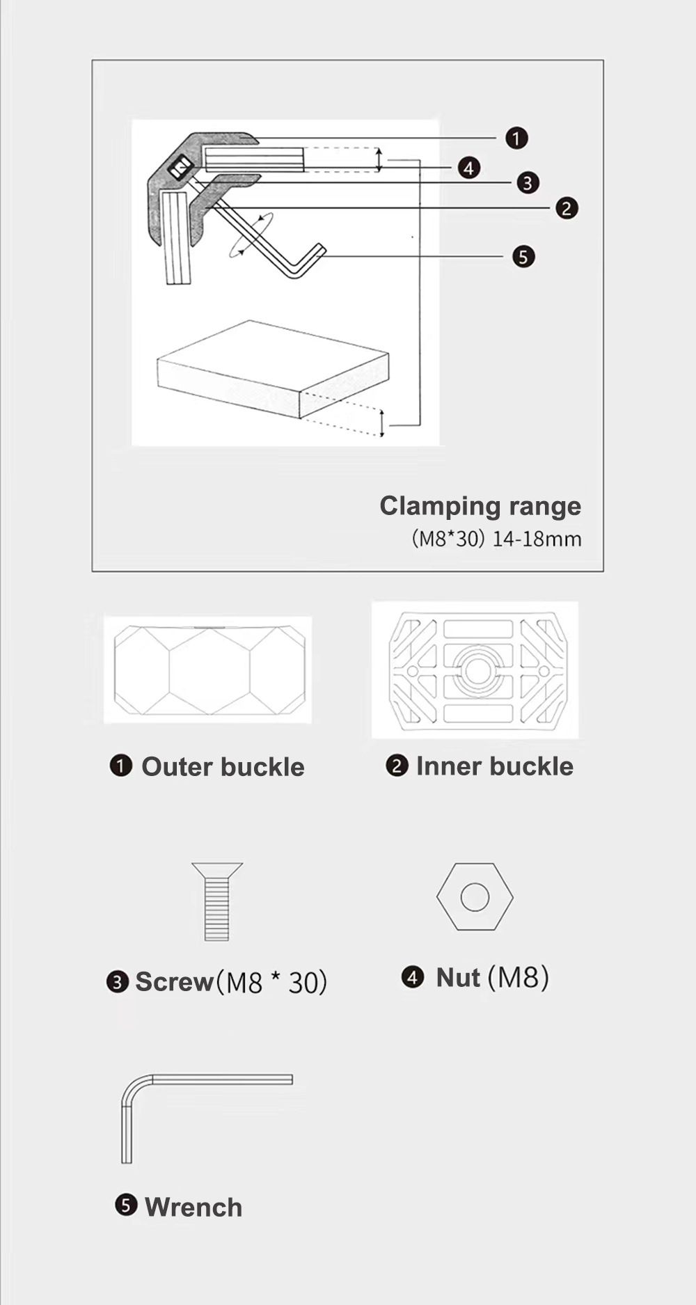 Right Angle Clamp Set for Woodworking view 8