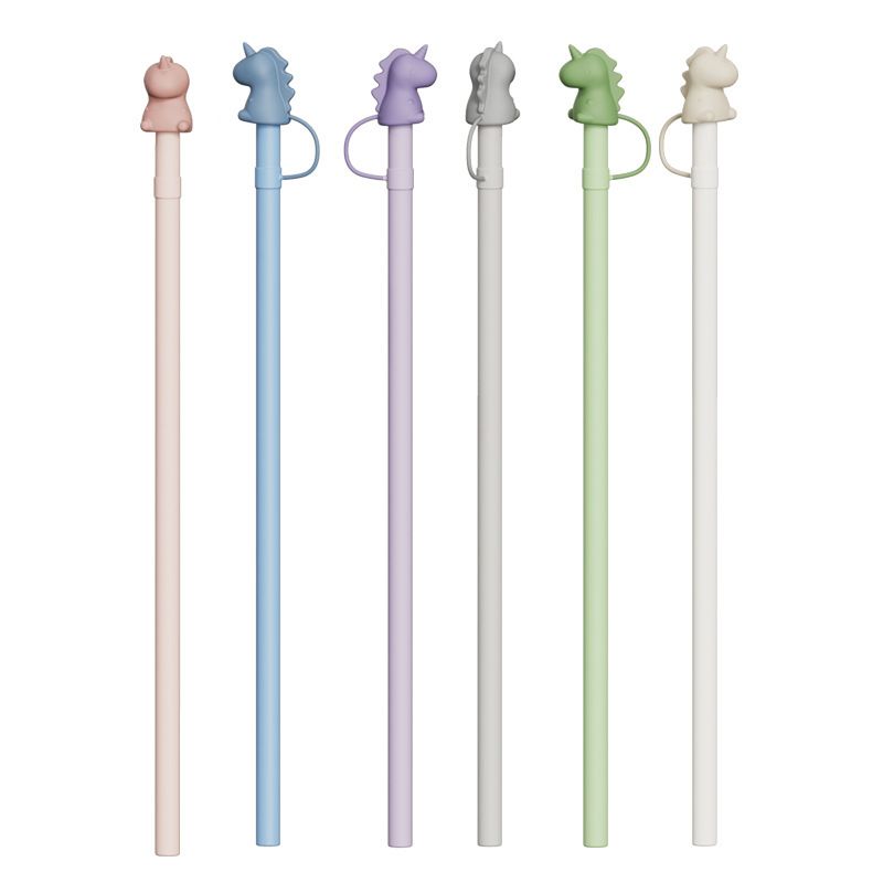 Colorful Food-Grade Silicone Straws Compatible with Stanley Tumbler — image 1