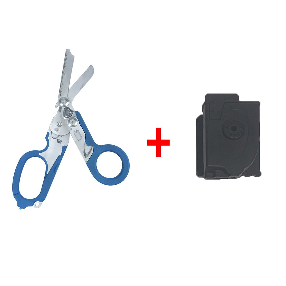 Multi-Function Folding Emergency Shear with 420HC Stainless Steel Blades — image 1