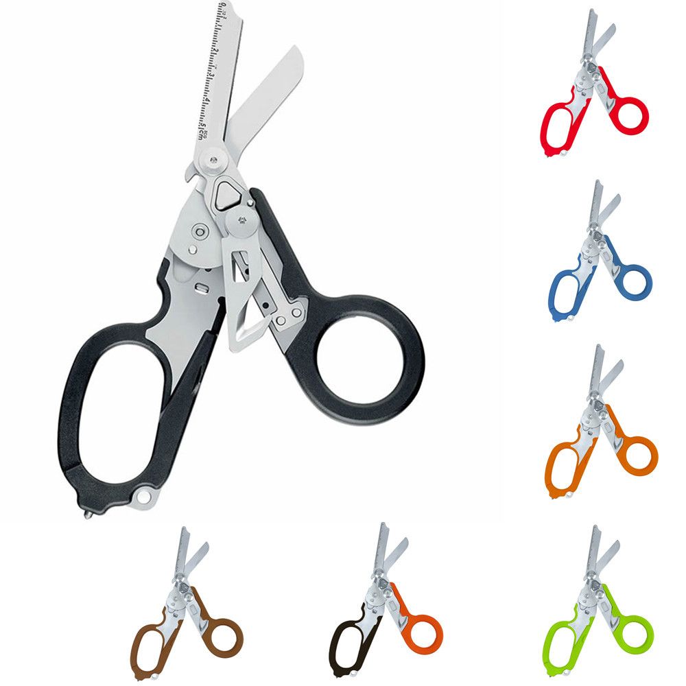 Multi-Function Folding Emergency Shear with 420HC Stainless Steel Blades view 4