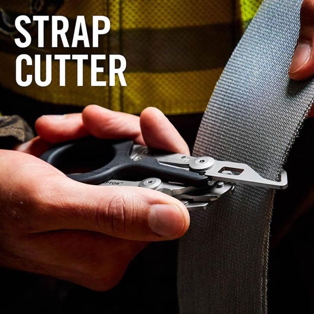 Multi-Function Folding Emergency Shear with 420HC Stainless Steel Blades view 9