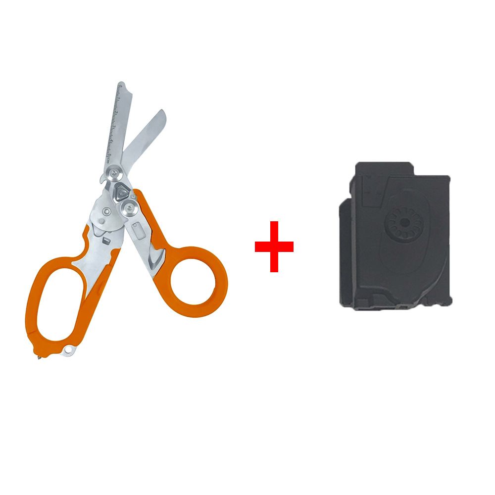 Multi-Function Folding Emergency Shear with 420HC Stainless Steel Blades view 15