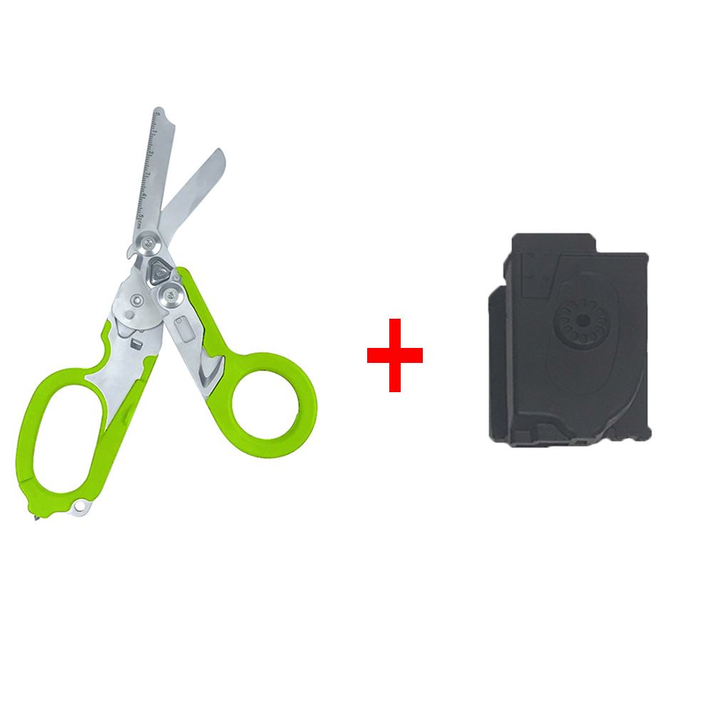 Multi-Function Folding Emergency Shear with 420HC Stainless Steel Blades — image 1