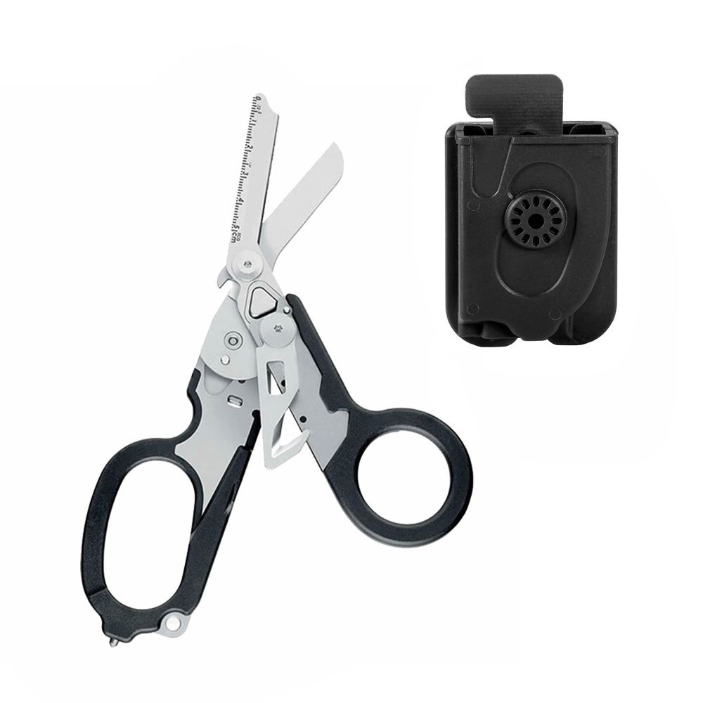 Multi-Function Folding Emergency Shear with 420HC Stainless Steel Blades view 13