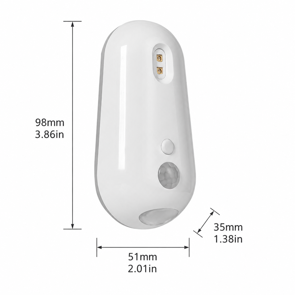 2-in-1 Motion Sensor Toilet UV Sterilizer Light with RGB Night Light view 2
