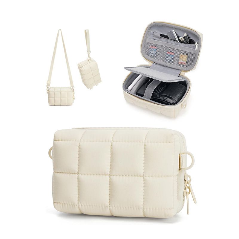 Puffy Puffer Camera Crossbody Bag with Adjustable Shoulder Strap view 6