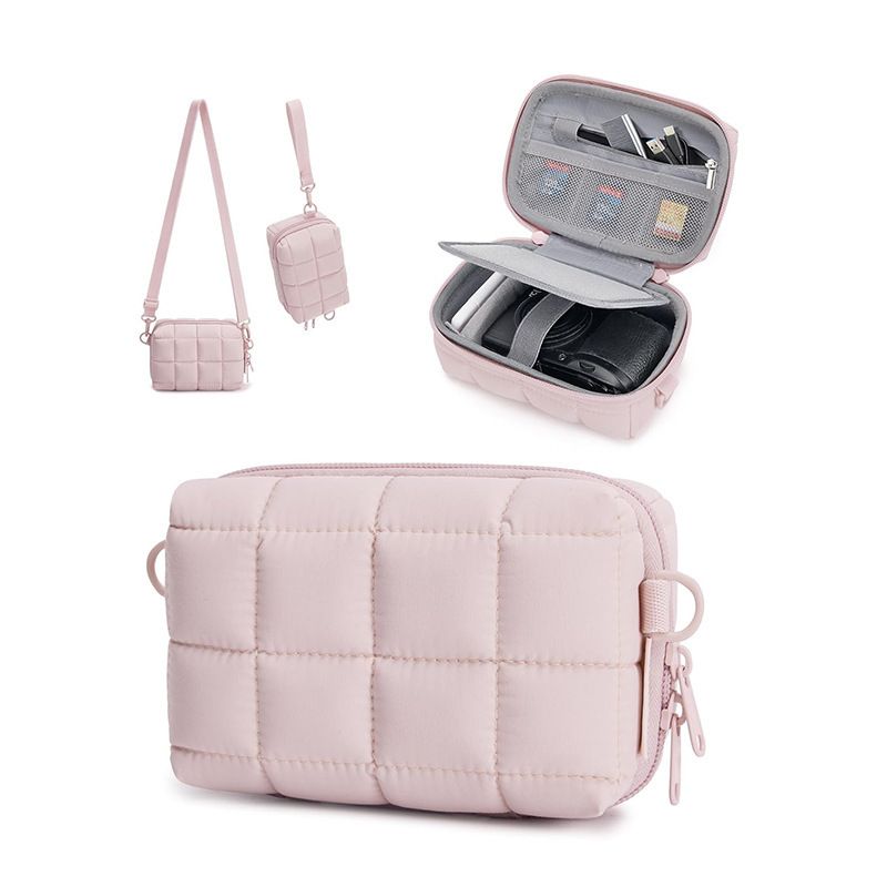 Puffy Puffer Camera Crossbody Bag with Adjustable Shoulder Strap view 8