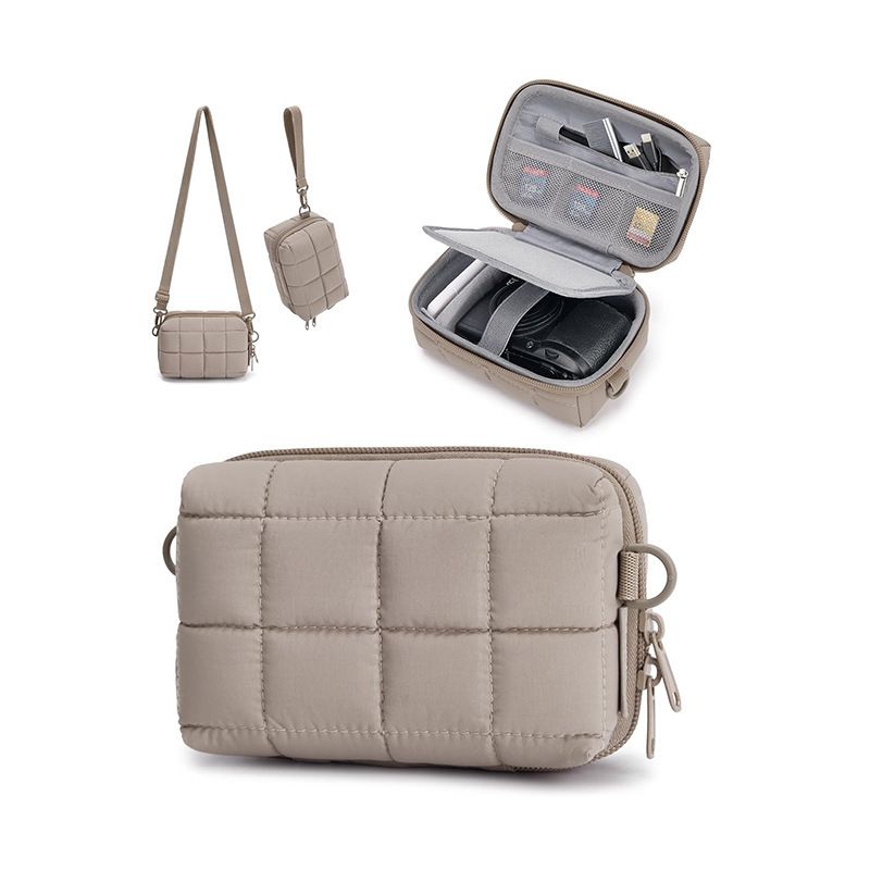Puffy Puffer Camera Crossbody Bag with Adjustable Shoulder Strap view 6