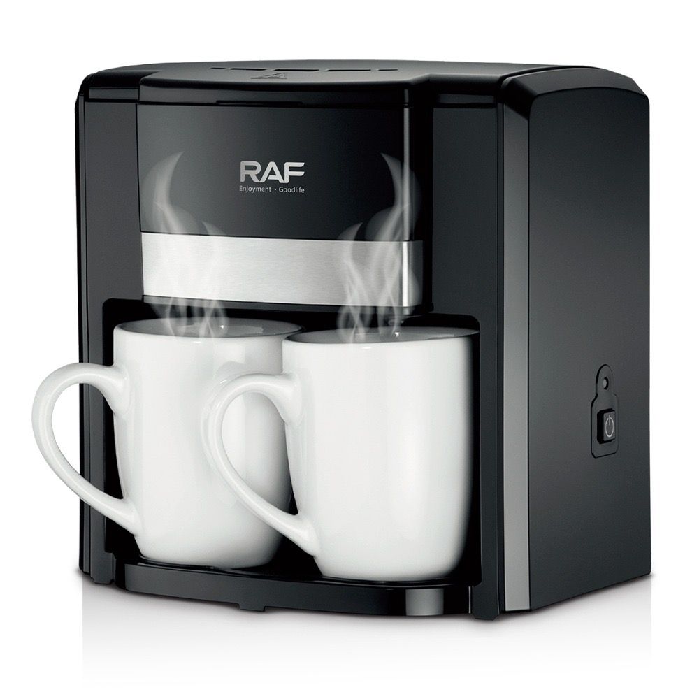 Dual-Cup Drip Coffee Maker with Ceramic Mugs view 13