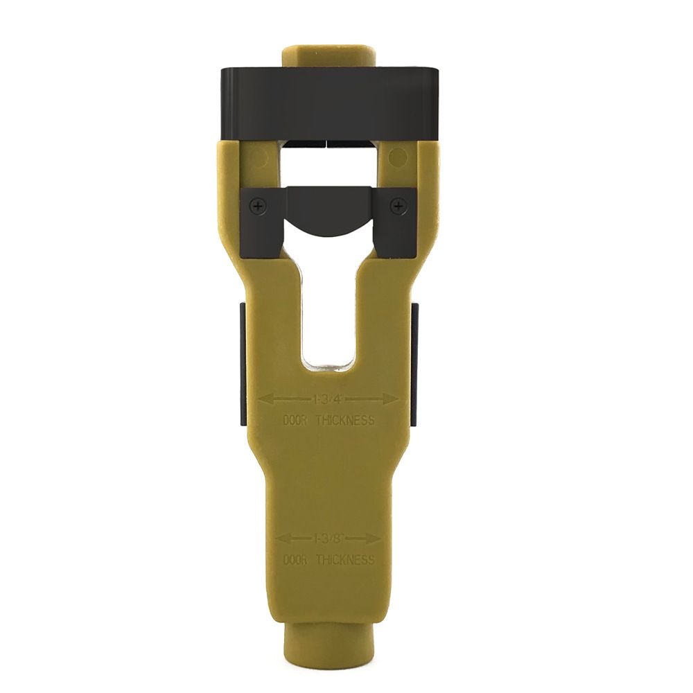 Door Latch Mortise Jig Template Tool with Dual Blades for Precise Lock view 14