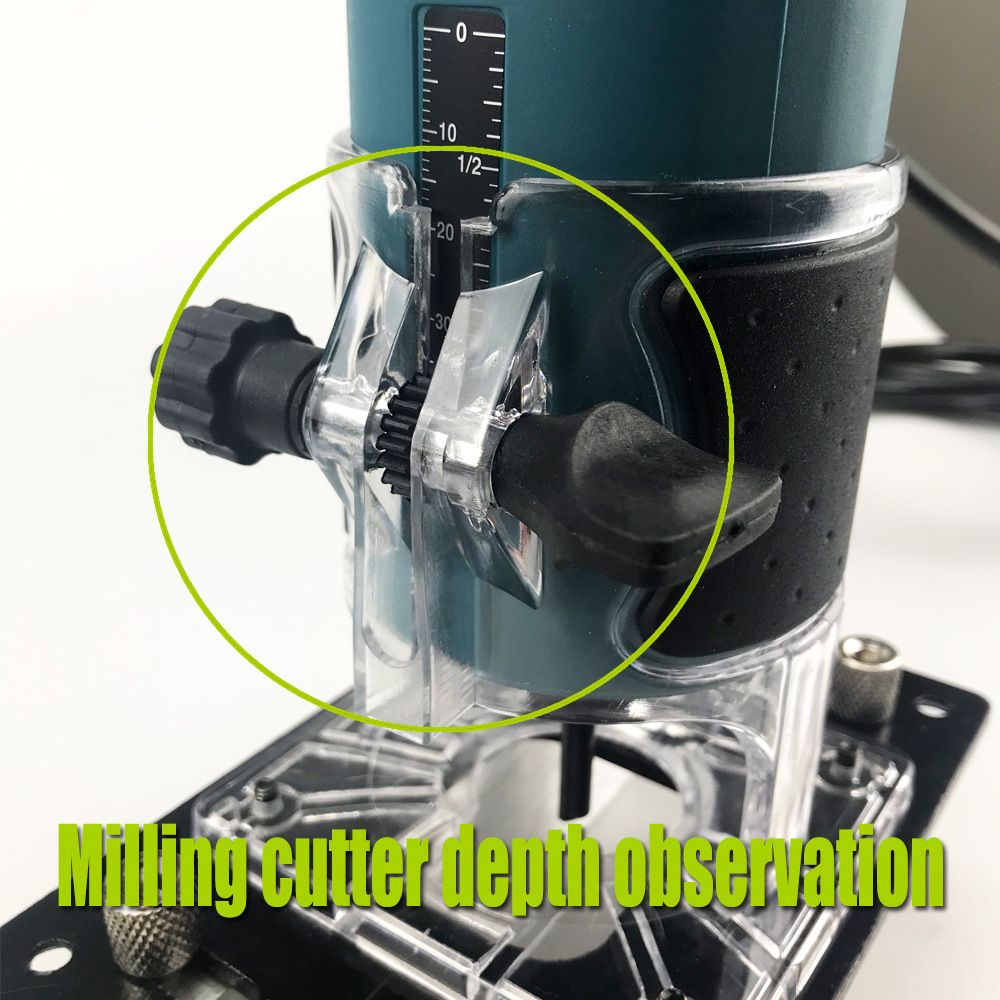 Multifunctional Aluminum Router Base Slotting Jig for Woodworking view 8