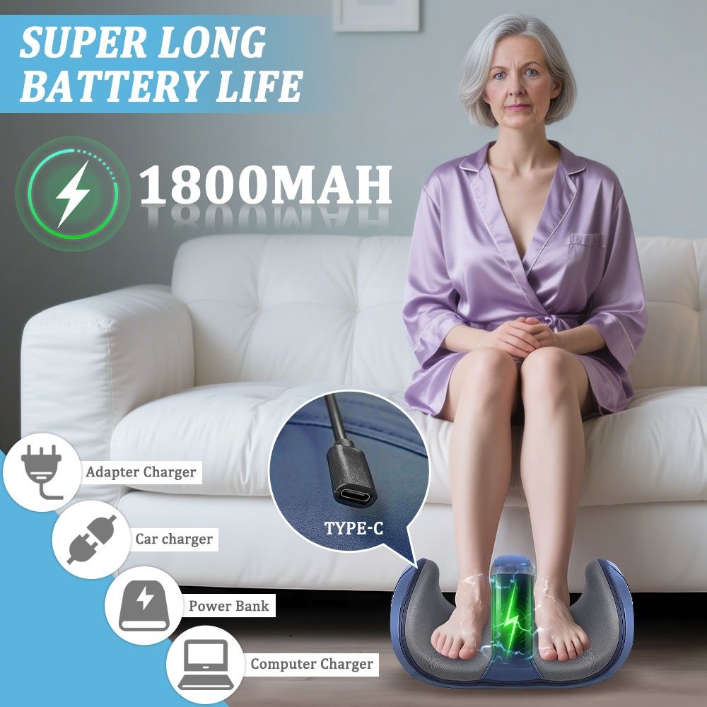 Blue 3D Bionic Foot Massager view 7