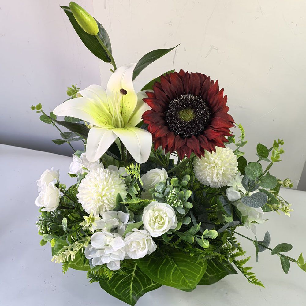 Artificial Lily Floral Arrangement Home Decor Garden Decor Australian Home view 6